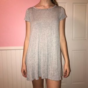 Gray t shirt dress